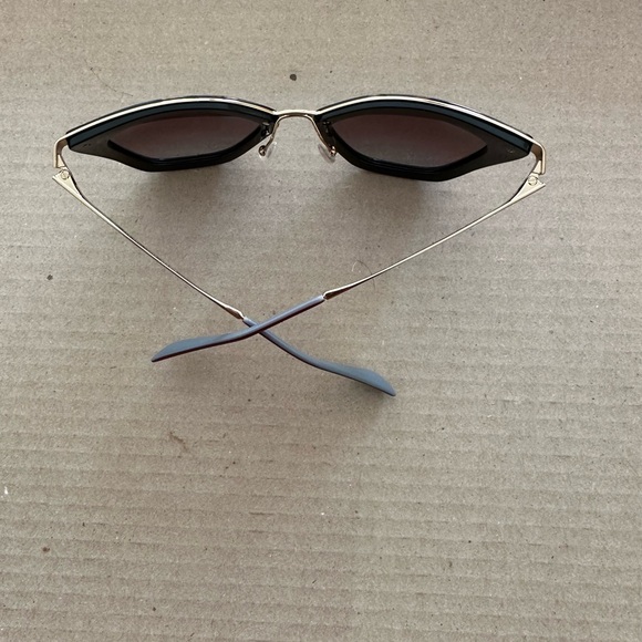 PRADA black and gold sunglasses SRP 53s - Picture 7 of 16